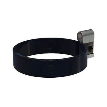 Хомут трубы графит RAL 7024 GLC PVC